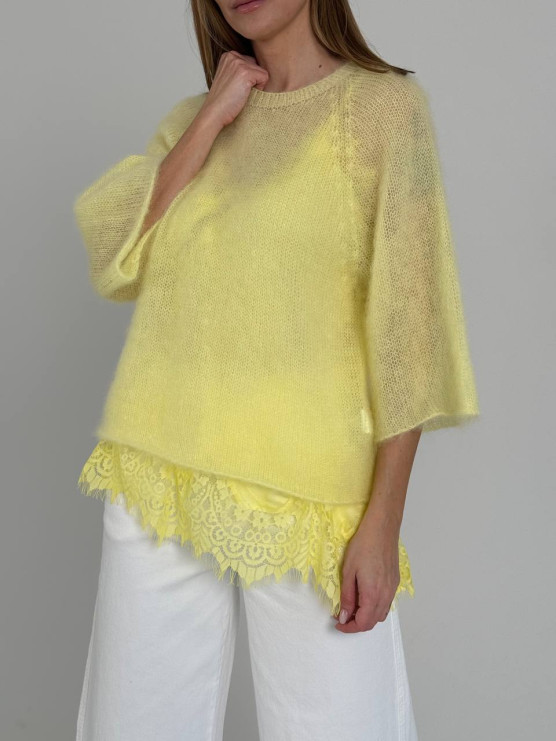 Джемпер-павутинка oversize